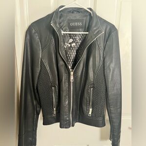 Women’s GUESS Leather Jacket